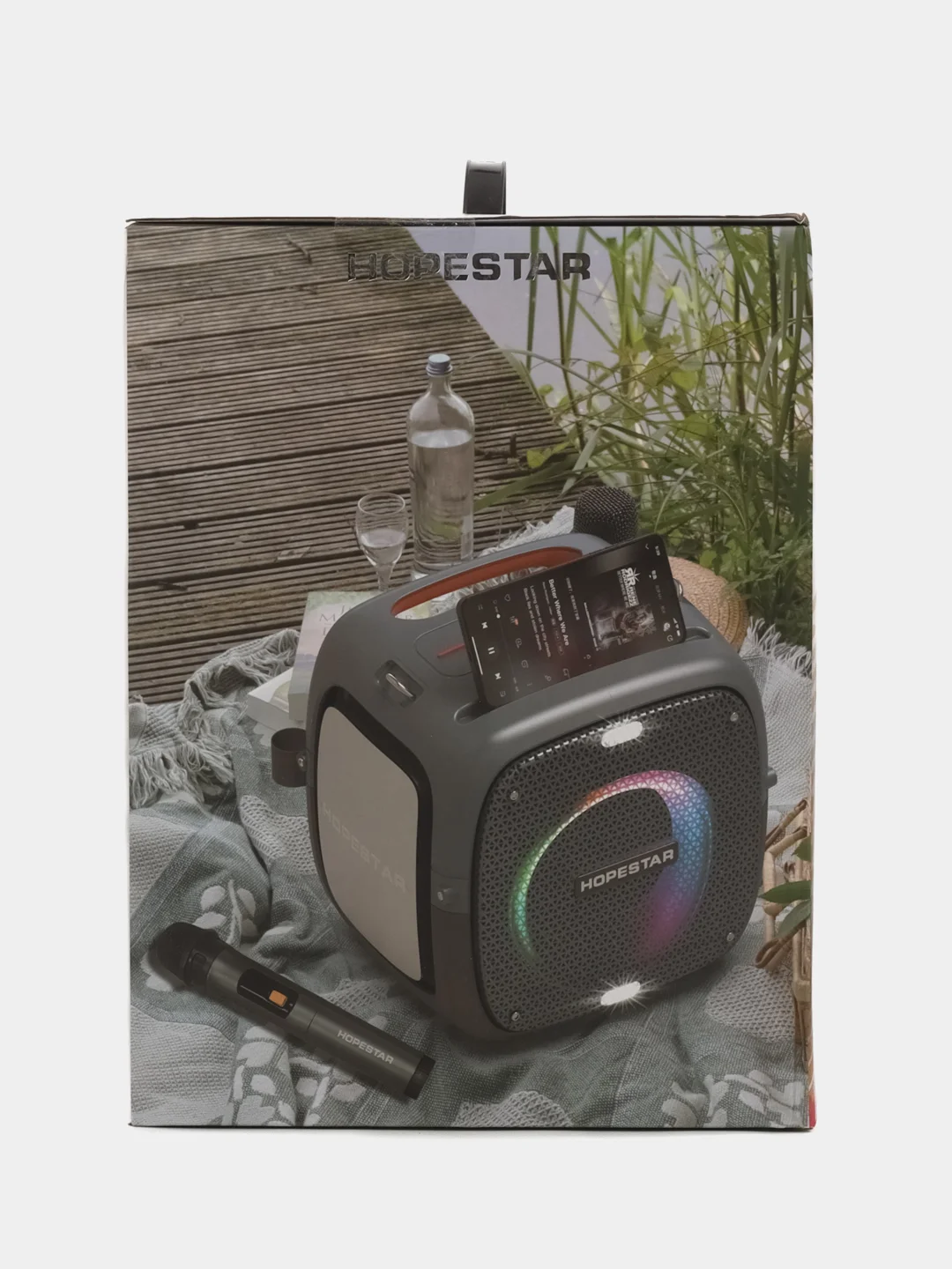 Хром портативная колонка Bluetooth HOPESTAR  P24 / PARTY ONE