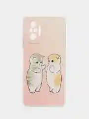 Бежевый меланж силиконовый чехол на Xiaomi Redmi Note 10 Pro (Сяоми Редми Нот 10 Про)