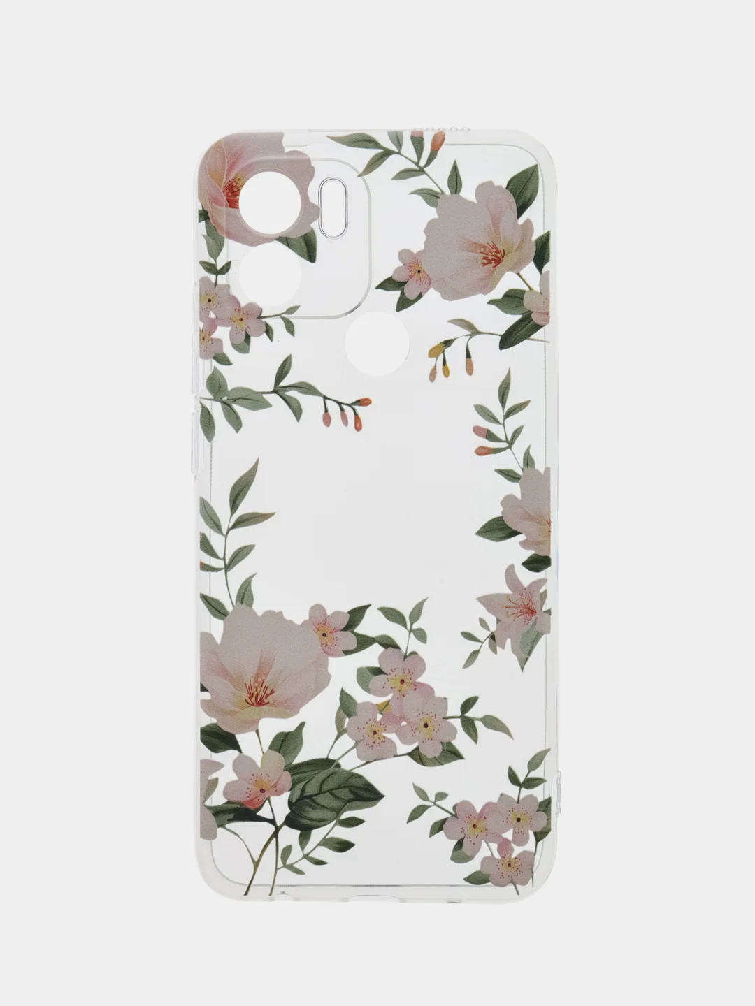 Пастельно-коралловый силиконовый чехол на Xiaomi Redmi A1+/Redmi A2+/Poco C51/C50 (Редми A1 Плюс/Редми А2 Плюс)