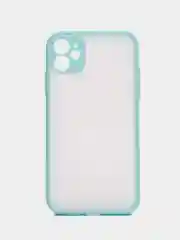 Бирюзовый apple iPhone 11 / Айфон 11 чехол матовый с цветными кнопками