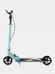Голубой самокат детский 2-х колесный Scooter складной