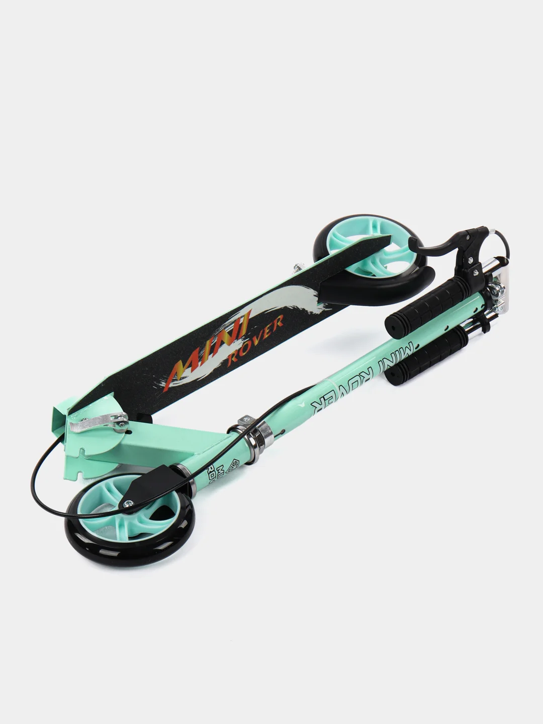 Салатовый самокат детский 2-х колесный Scooter складной