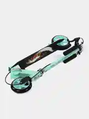 Салатовый самокат детский 2-х колесный Scooter складной