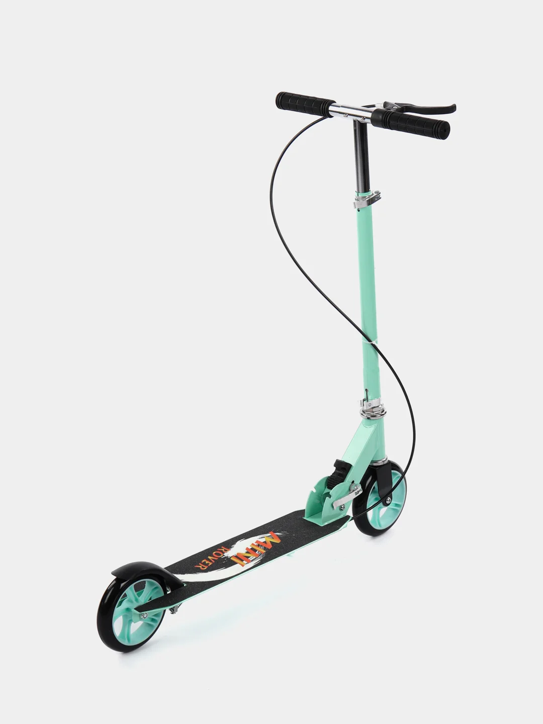 Салатовый самокат детский 2-х колесный Scooter складной