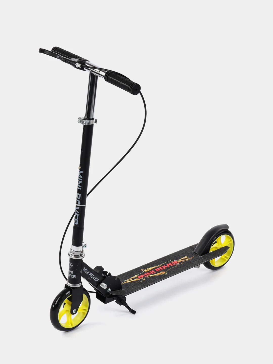 Черный самокат детский 2-х колесный Scooter складной
