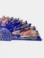 Розовый веер ручной складной