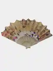 Белый веер ручной складной