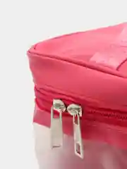 Розовый большая косметичка прозрачная