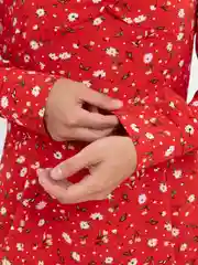 Красный платье женское летнее, легкое