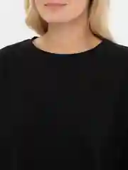Черный лонгслив женский оверсайз
