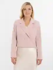 Конфетный женский кроп пиджак, укороченные, удлиненные