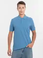 Синий поло мужское