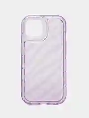 Прозрачный чехол силиконовый объемный волнистый для iPhone 12/13/14/15 Mini/Plus/Pro/Max