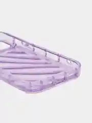 Прозрачный чехол силиконовый объемный волнистый для iPhone 12/13/14/15 Mini/Plus/Pro/Max