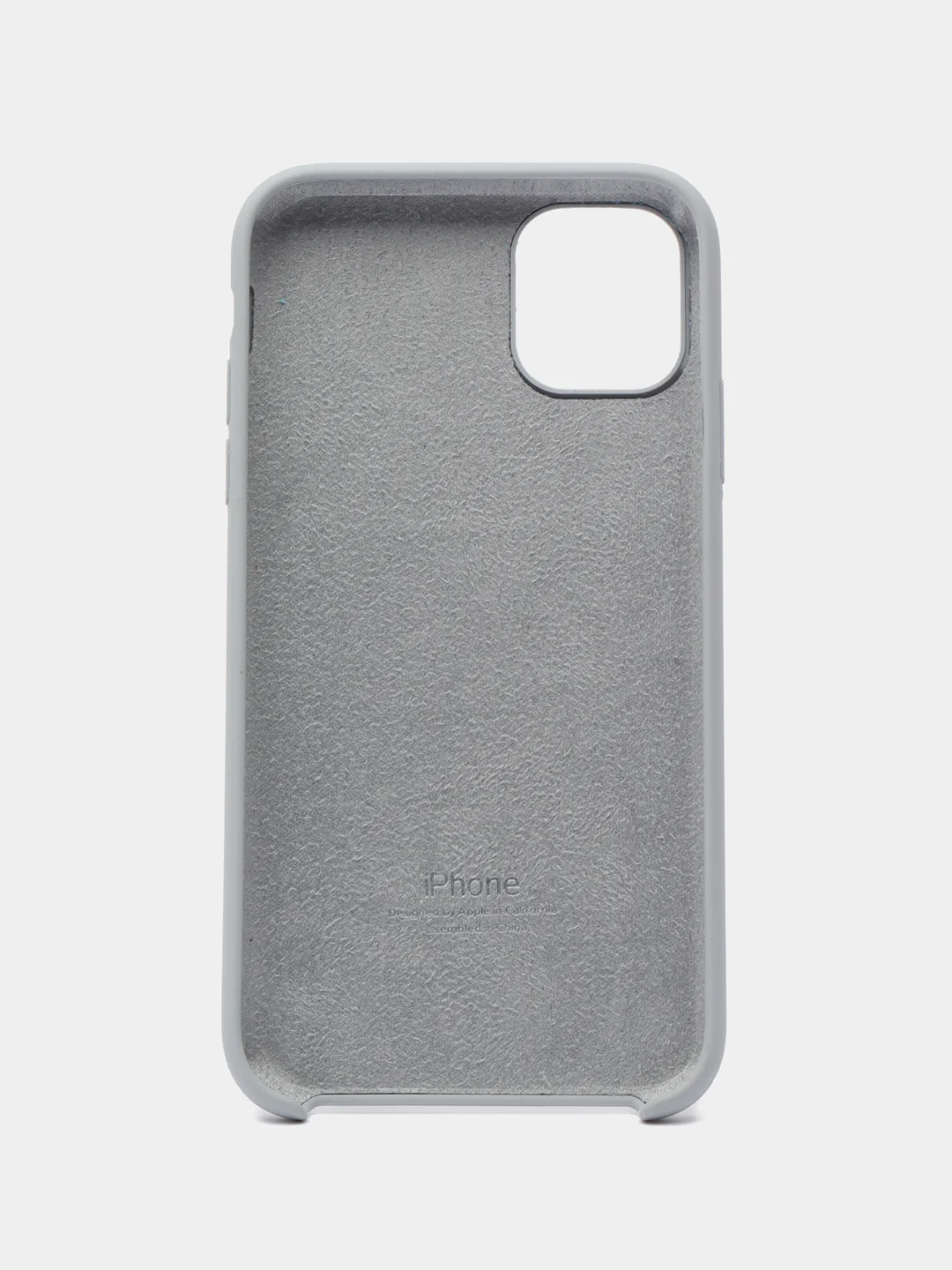 Серый чехол Silicone Case для iPhone 11