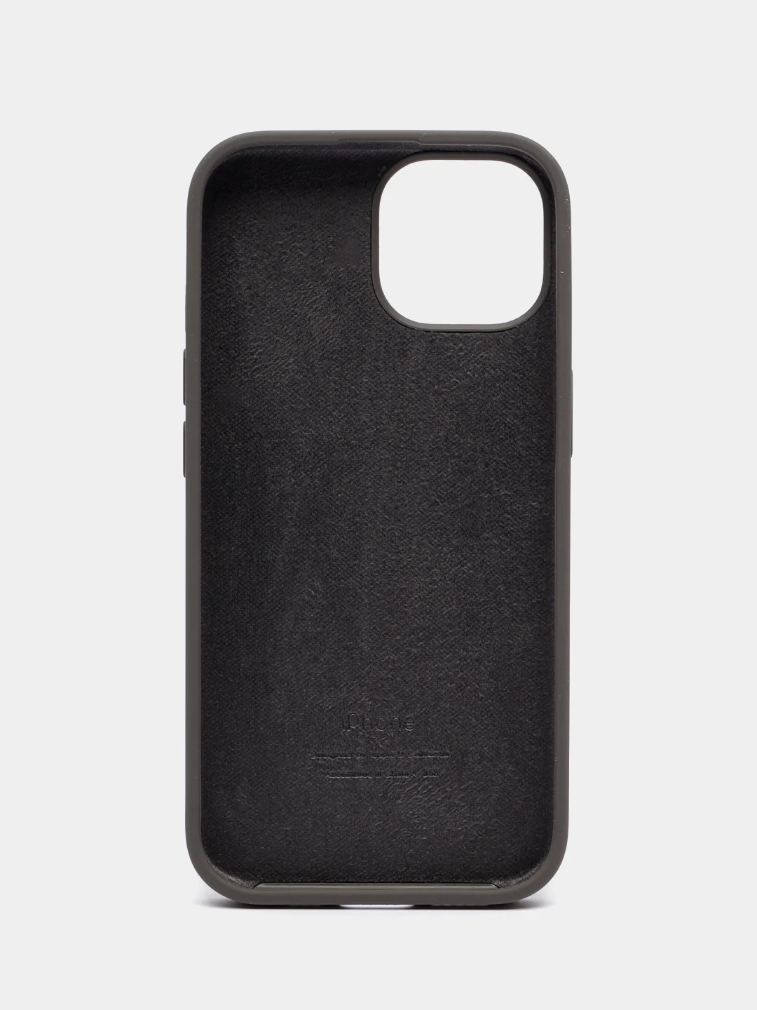 Бежевый iphone 15, Айфон 15 чехол матовый Silicone case объёмный с принтом для iPhone 15