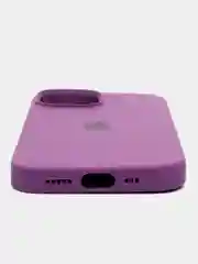 Бордовый iphone 15, Айфон 15 чехол матовый Silicone case объёмный с принтом для iPhone 15