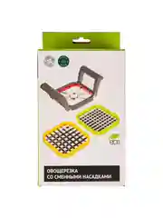 Овощерезка со сменными насадками, 16х10,5х6 см