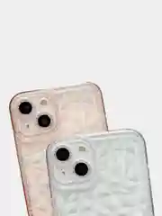 Розовый чехол силиконовый с эффектом сияния для iPhone 12/13/14/15 Plus/Pro/Max
