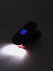 Велосипедная фара со спидометром - велокомпьютер, перезаряжаемая, USB, JB-3100