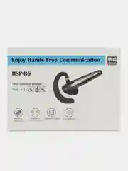 Гарнитура наушник беспроводная HSP-B6 для телефонов Bluetooth v5.0, русский язык, с кейсом