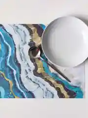 Набор салфеток сервировочных ПВХ, 2 штуки, 30x45 см, "Вулкан"