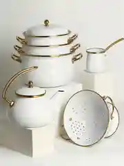 Чайник эмалированный Aristocrat, 2,2 л, индукция, белый