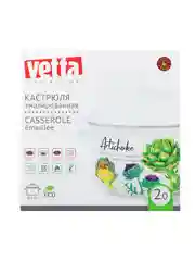 Кастрюля эмалированная, 18 см, 2,0 л, индукция
