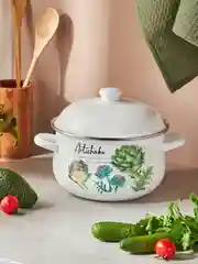 Кастрюля эмалированная, 22 см, 3,6 л, индукция