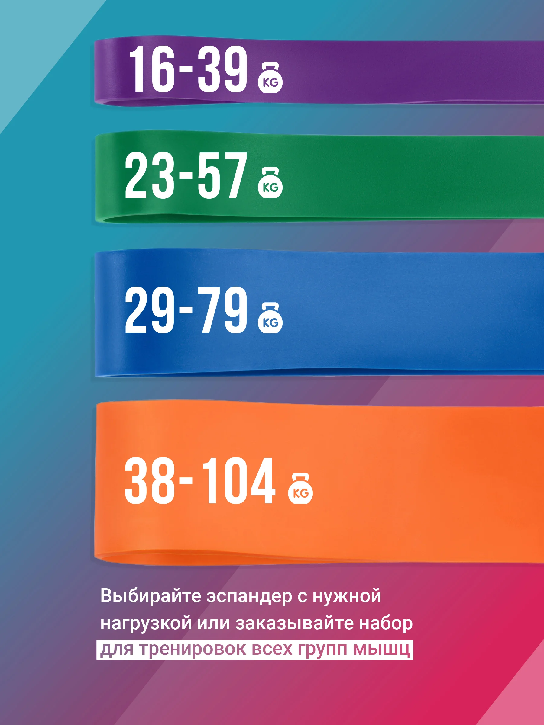 Оранжевый резинка для фитнеса Shark Fit, ленточный эспандер