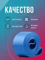 Синий резинка для фитнеса Shark Fit, ленточный эспандер