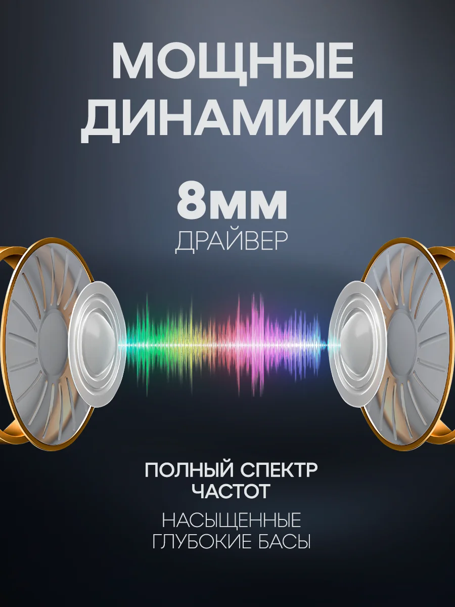Черный наушники беспроводные игровые HAVIT TW969 True Wireless с микрофоном