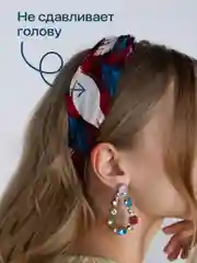 Синий повязка на голову женская JewelryMeverly, повязка для девочки
