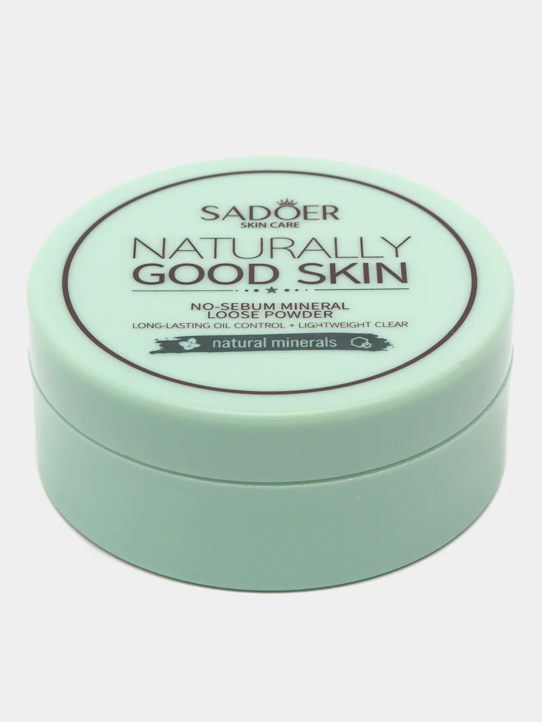 Бирюзовый минеральная бесцветная рассыпчатая пудра для лица Mineral Loose Powder, 5 г