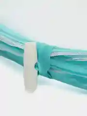 Голубой крышка складная для защиты еды от насекомых 33х13 см