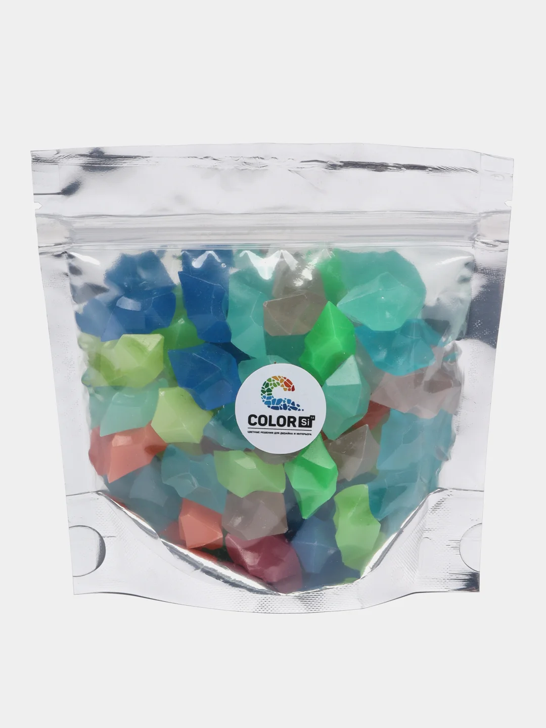 Светящиеся камни, 50 шт, 1,8х2,5 см, COLOR Si