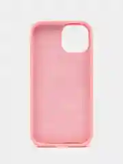 Карамельный iphone 15, Айфон 15 чехол матовый Silicone case объёмный с принтом для iPhone 15