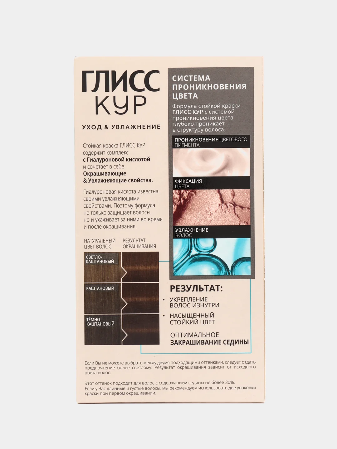 Краска для волос ГЛИСС КУР 5-65 Лесной орех, 165мл