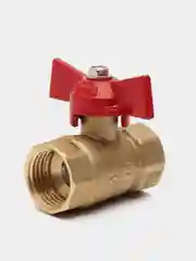 Кран шаровой ZEIN, внутренняя/внутренняя резьба 1/2", бабочка