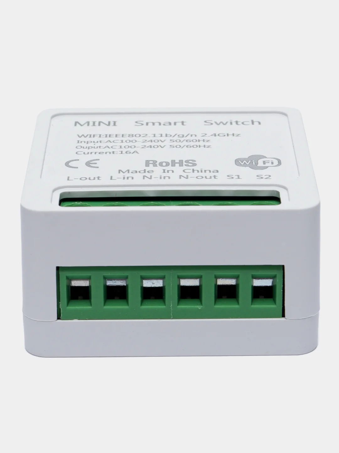 Умное реле мини Wi-Fi 16А