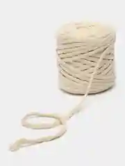 Молочный шнур для макраме, 100% хлопок, 50 м, 6 мм, пряжа, нитки для плетения панно, бело-молочный