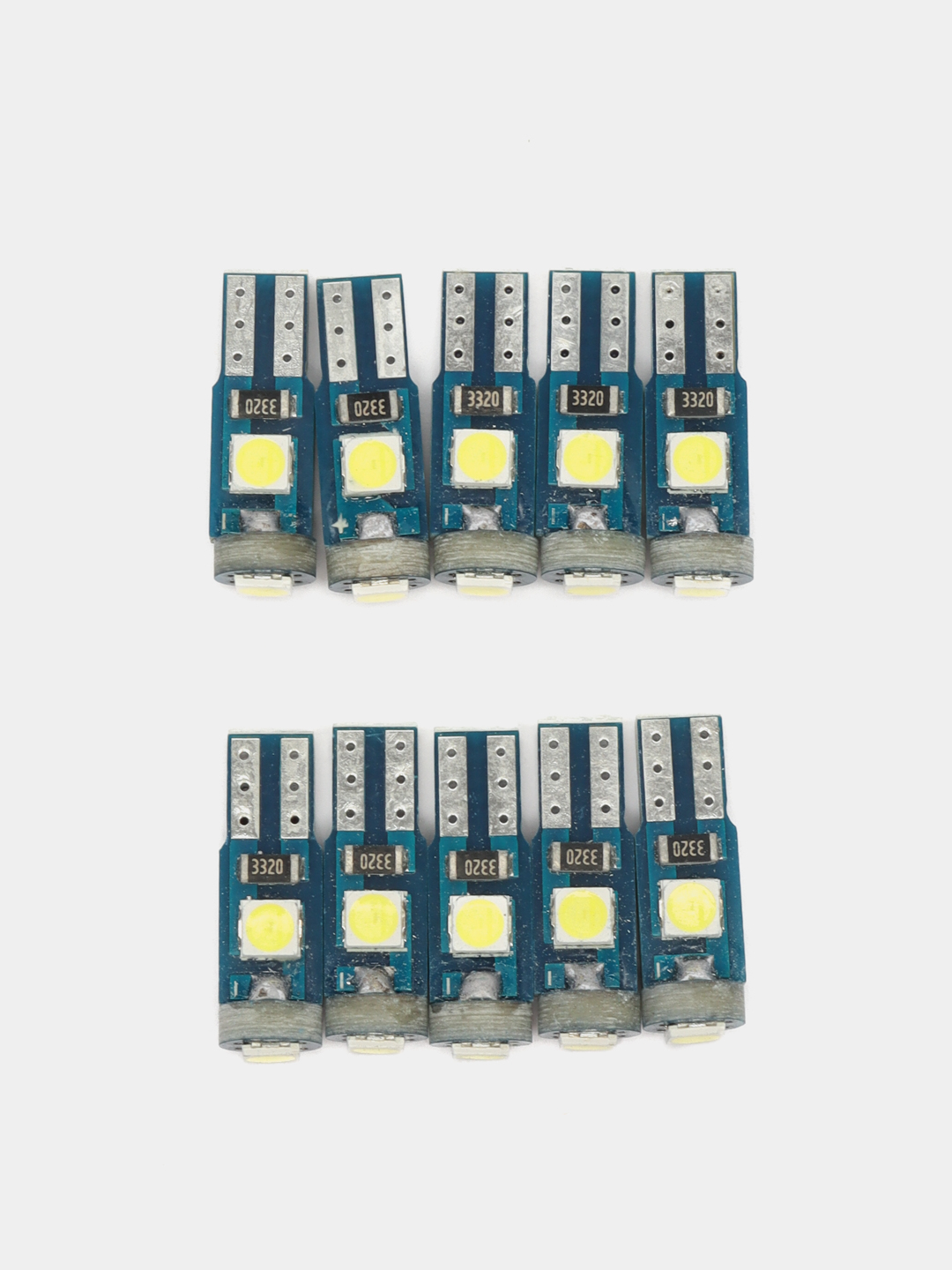 Белый лампочка щитка приборов Т5 LED 3SMD, 12V, W1.2W