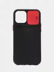 Красный чехол для IPhone 12 Pro Max с защитой камеры