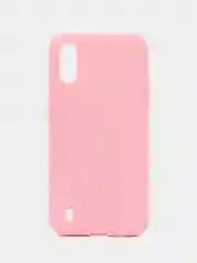 Розовый чехол для Samsung A01, силиконовый