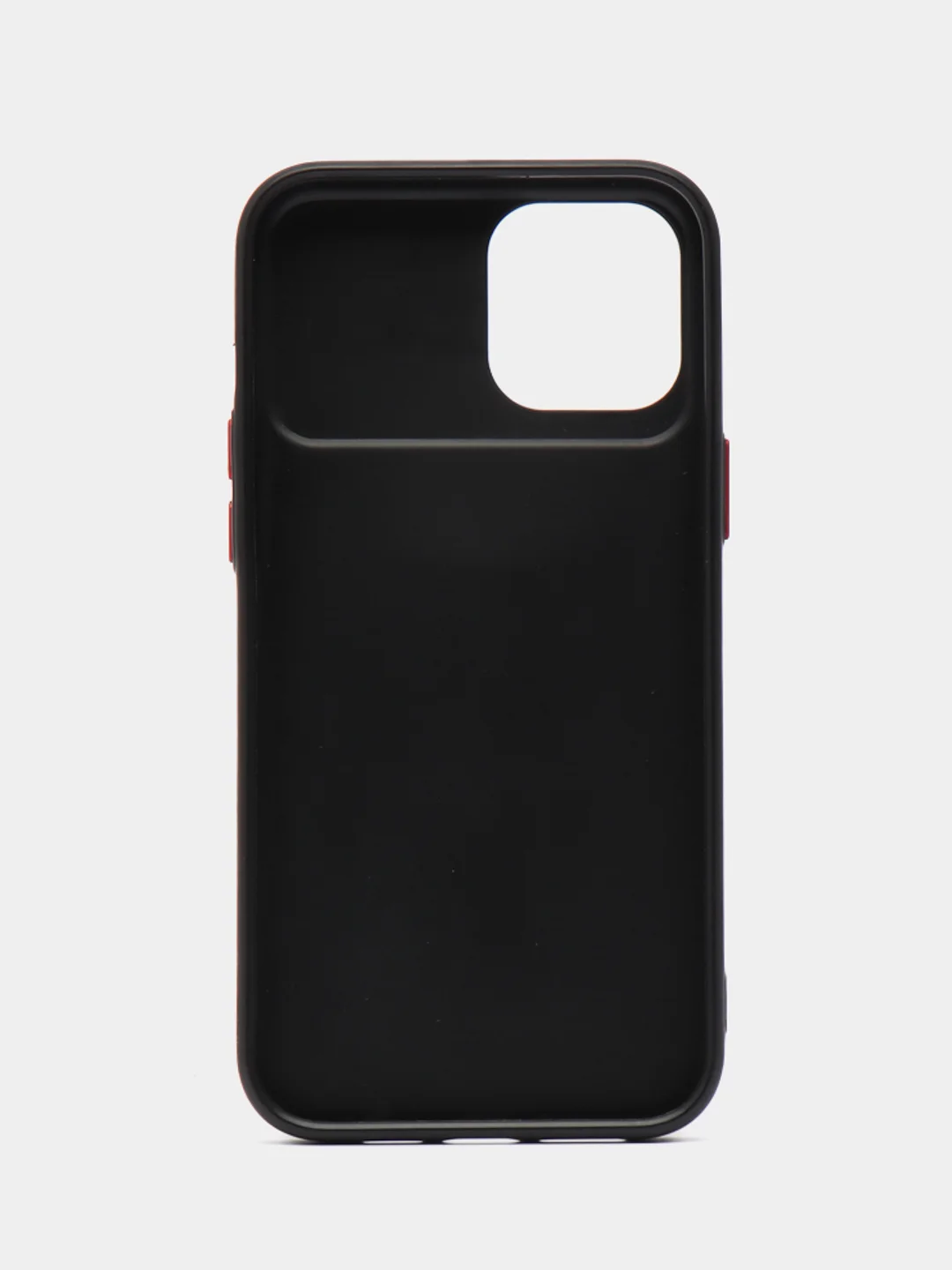Красный чехол для IPhone 12 Pro Max с защитой камеры