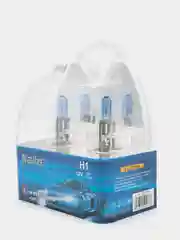 Лампа галогеновая (комплект из 2 шт.) Naite Super White + 50% BOX H1, H4, H7