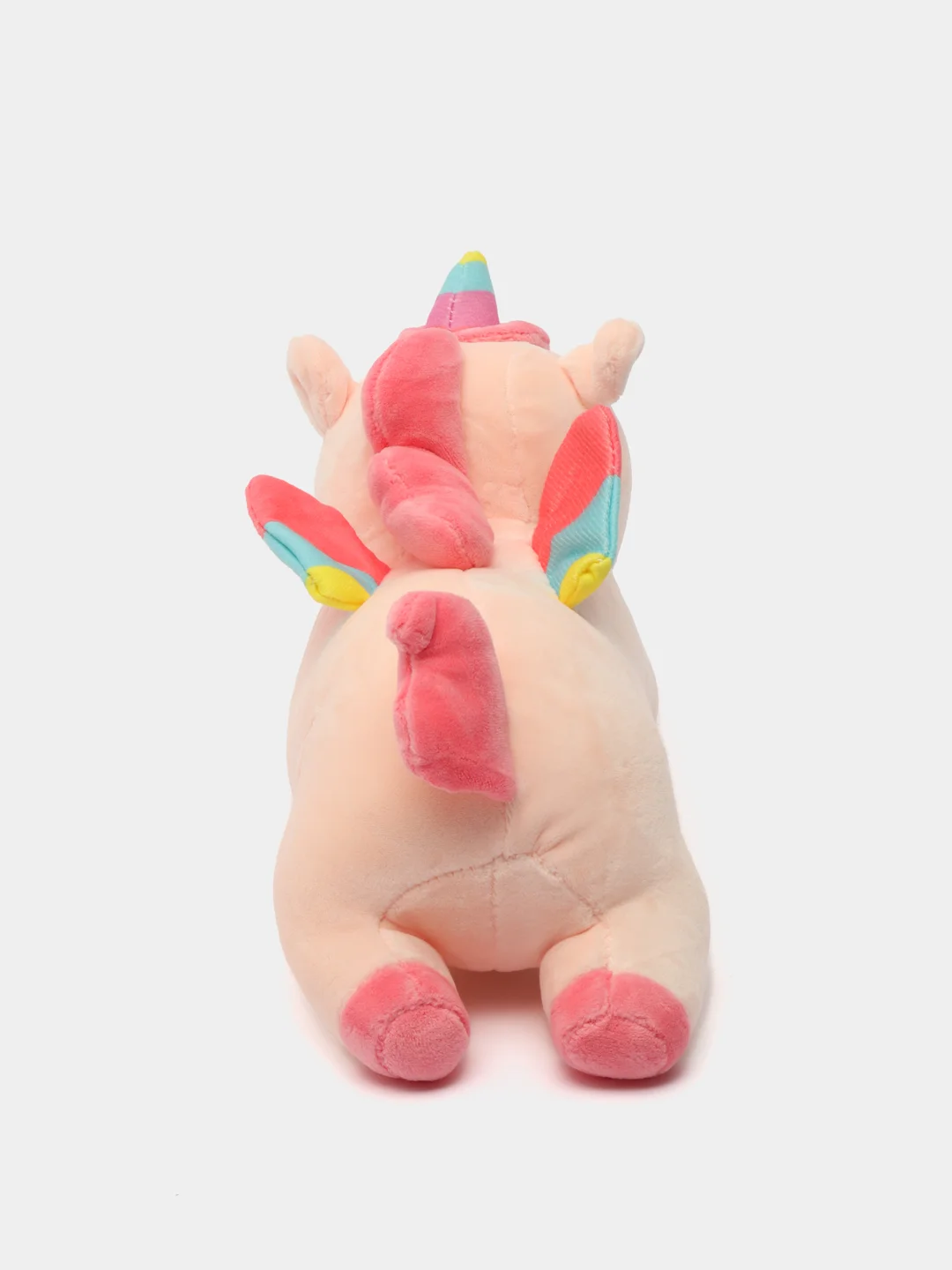 Розовый мягкая игрушка "Единорог" (Unicorn), белый и розовый, 30 см / Плюшевая игрушка "Единорог"