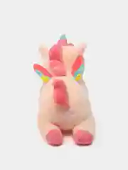 Розовый мягкая игрушка "Единорог" (Unicorn), белый и розовый, 30 см / Плюшевая игрушка "Единорог"