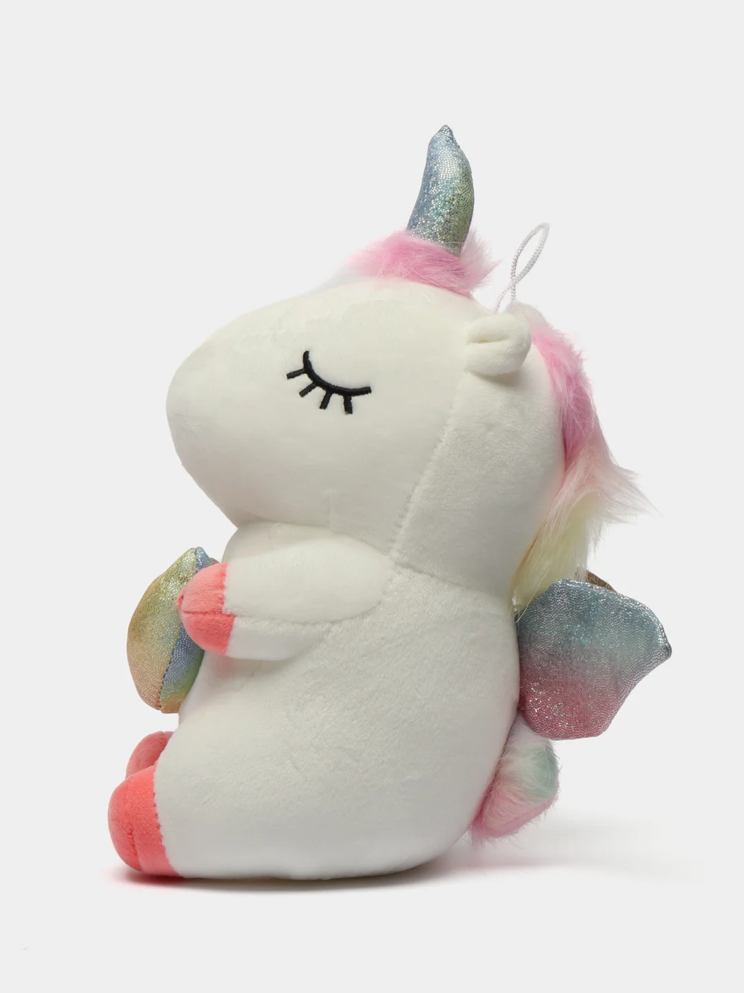 Розовый мягкая игрушка "Единорог", Unicorn, белый, 25 см, плюшевая игрушка "Единорог. Единорожка"