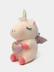 Розовый мягкая игрушка "Единорог", Unicorn, белый, 25 см, плюшевая игрушка "Единорог. Единорожка"